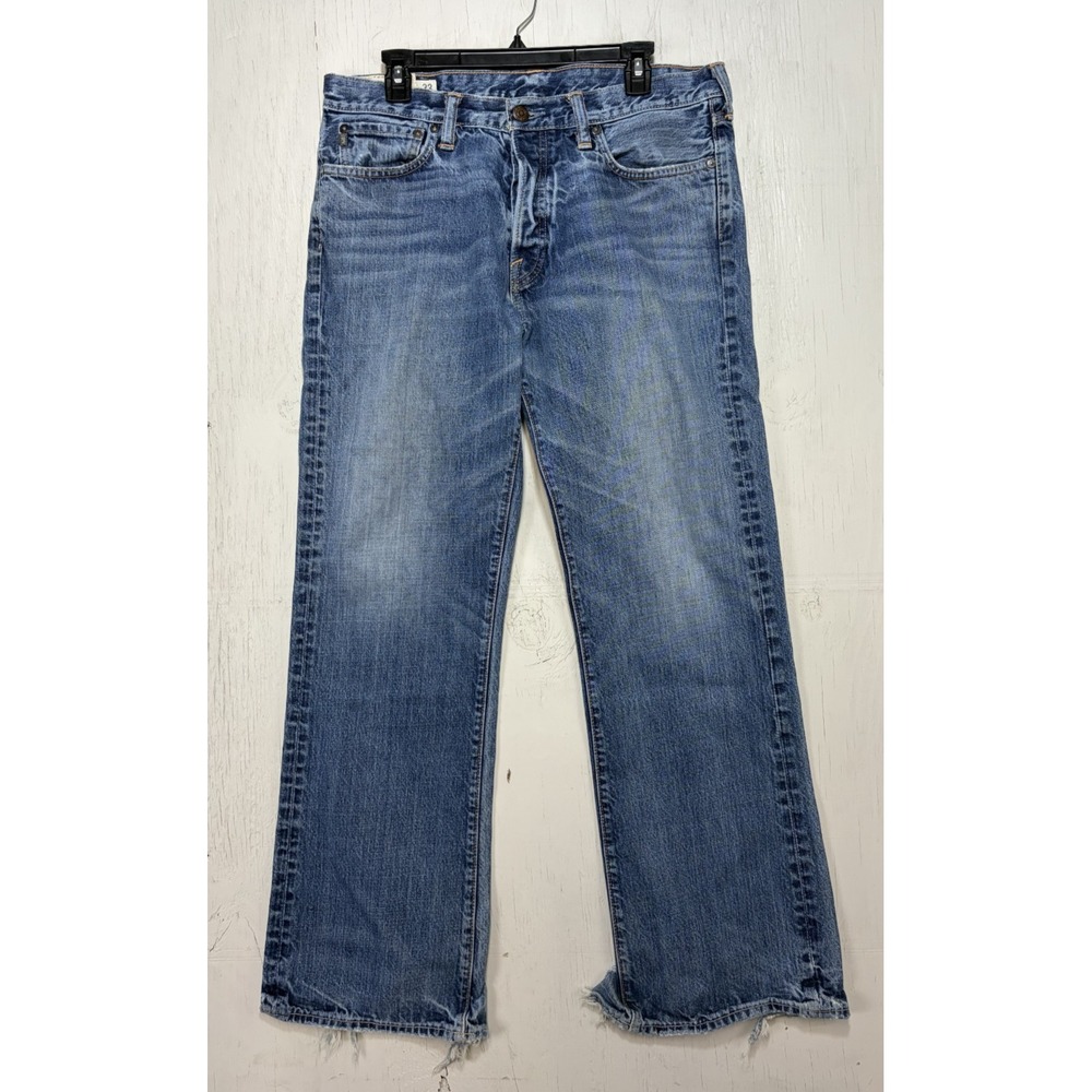 Vintage Y2K 2000s Abercrombie & Fitch A&F Boot Jeans Mens 33x32 Button Fly